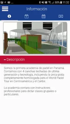 Panama Padel Academy android App screenshot 3